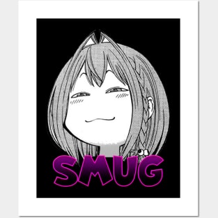 Waifu Smug Funny Anime Girl Posters and Art